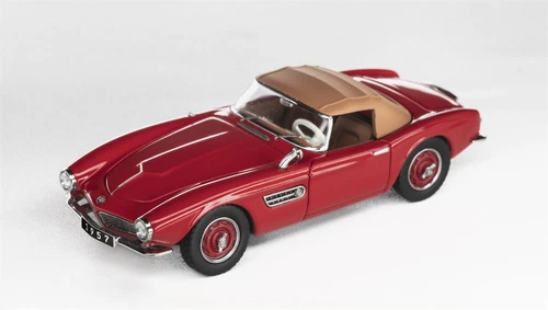 Modellino convertibile GFCC 1:64 1957 BMW 507 pressofuso lega auto collezione ornamento - Foto 7 di 22