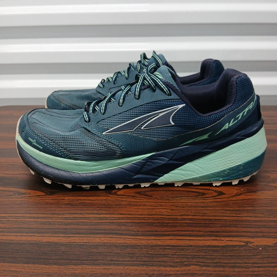 Zapatillas de Trail Running Altra Olympus 3.5 para Mujer Talla 8.5 Verde azulado Vibram Foto 3 de 4