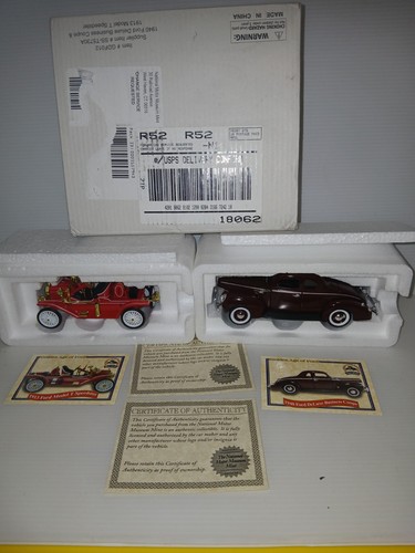 National Motor Museum Mint 1913 Ford Model T Speedster & Business Coupe Cars - Picture 1 of 6