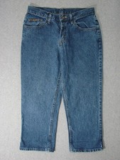 TI09403  LEE RIDERS  CAPRI, CROPPED WOMENS JEANS sz8M