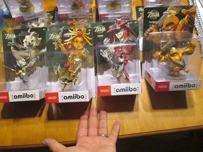 YUNOBO SIDON RIJU TULIN AMIIBO LEGEND ZELDA TEARS OF THE KINGDOM NINTENDO SWITCH