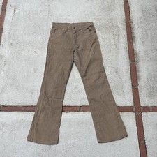 Levi's 517 Men's Brown Corduroy Bootcut Flare Pants W30 L30.5 Vintage 80s