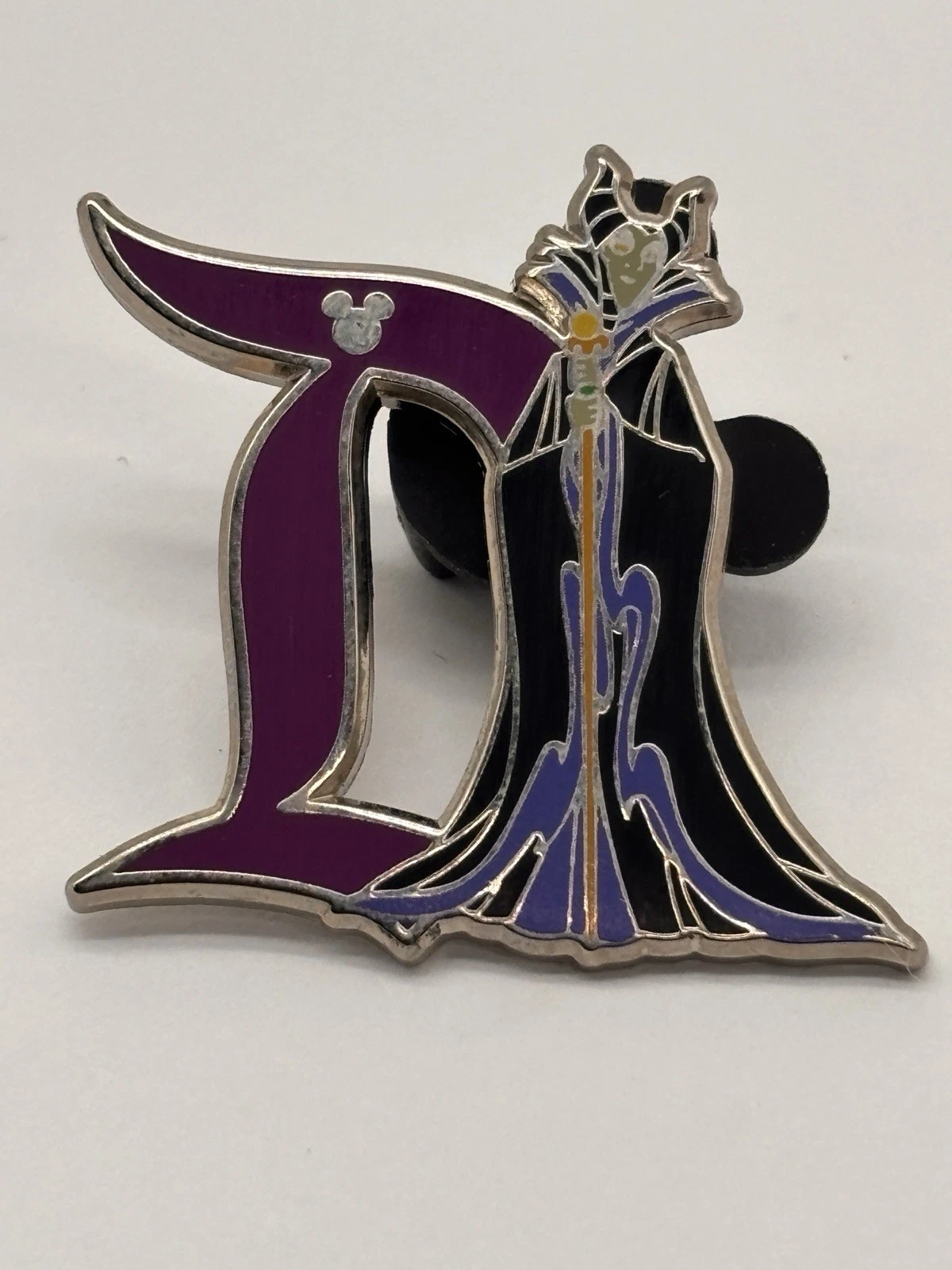 MALEFICENT Disneyland D Series DLR Hidden Mickey Pin 2020 RARE
