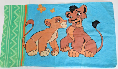 Disney LION KING 2 Double Sided Standard Pillowcase Kiara Kovu Vintage USA