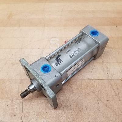 SMC NCDA1F200-0300 Pneumatic Cylinder, 2'' Bore x 3'' Stroke, 250 PSI Max - USED