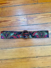 Colorful Beaded S/M Belt from Vintage Boutique