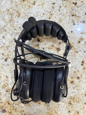 Kenwood KHS-100-DH Headband Headset Black 2-Pin Boom Mic Dual Ear Over-Ear