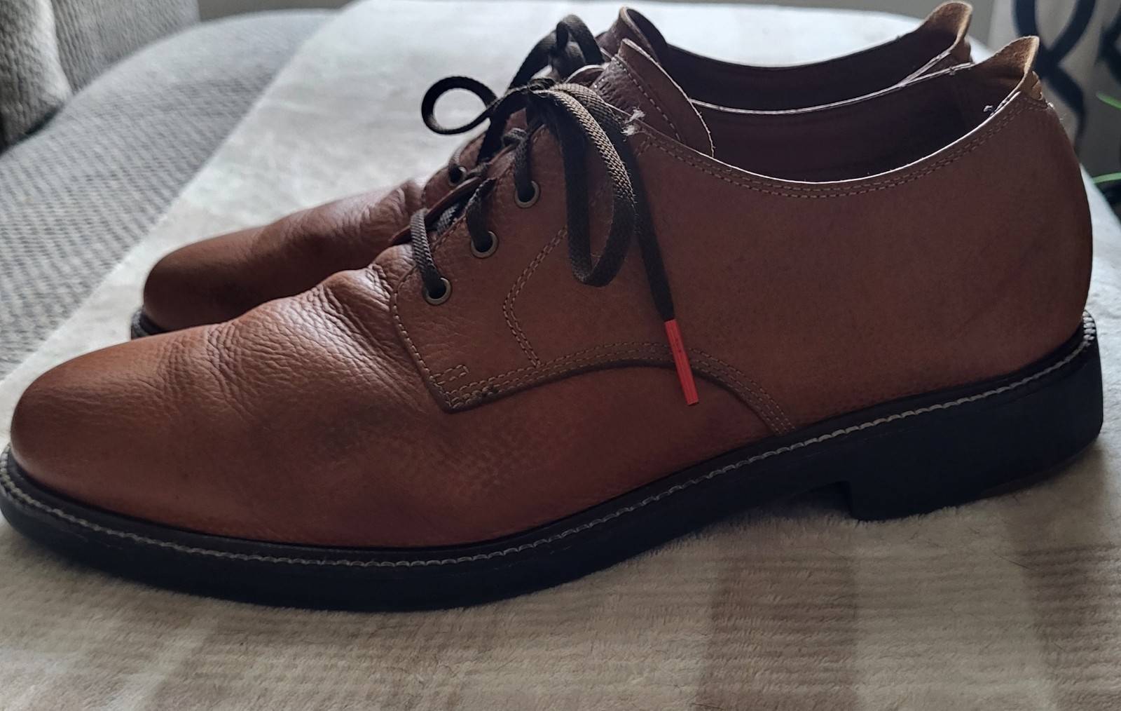 Cole Haan Shoes Men's Size 8M British Tan 360 Oxford 7 Day Plain Toe