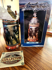 Budweiser Animals of the Seven Continents Africa Stein w/Box