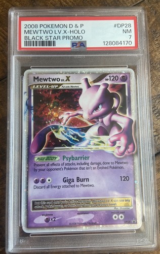 Mewtwo LV.X graded PSA 7 for sale on eBay