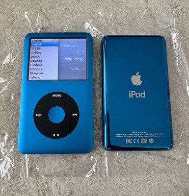 Apple IPOD CLASSIC 7.Generation 256GB SSD MP3 Blau Top Zustand