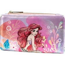 NWT Loungefly Disney The Little Mermaid Ariel Soft Floral Wallet *PRE-ORDER*