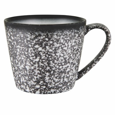 Maxwell & Williams Becher Caviar Granite kegelförmig, Tasse, Porzellan, 420 ml