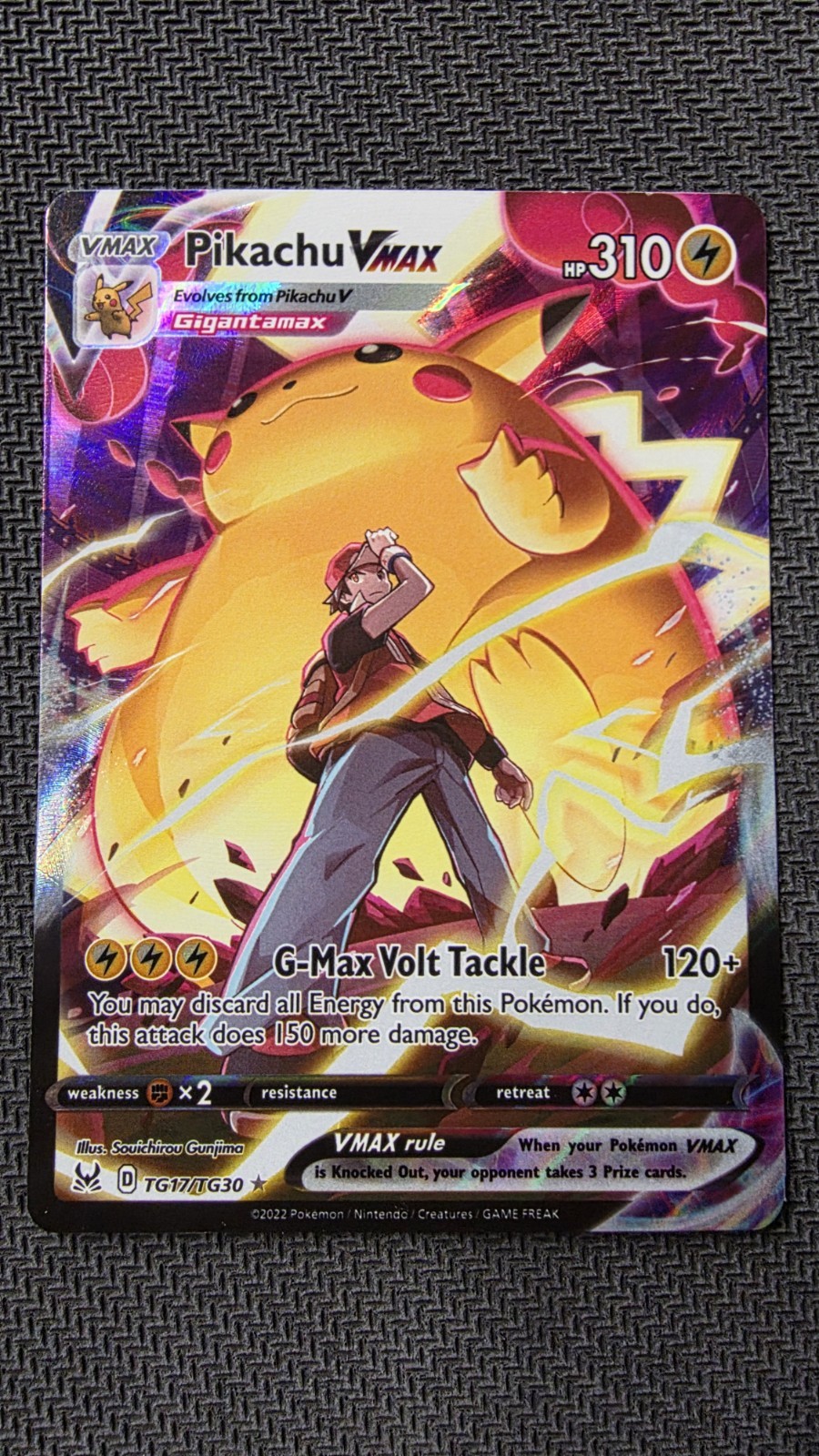 Pokemon TCG: Pikachu VMAX #TG17/TG30 - Lost Origin (Trainer Gallery)