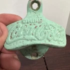 Vintage Verdigris Patina Coca-Cola Coke Metal Bottle Opener
