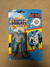 DC Super Powers Poderes Batman Figure 12 Back 1984 Kenner Vintage