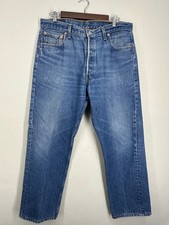 VTG 1999 Levi's 501 Jeans Mens 36x30 Made In USA Straight Leg Button Fly