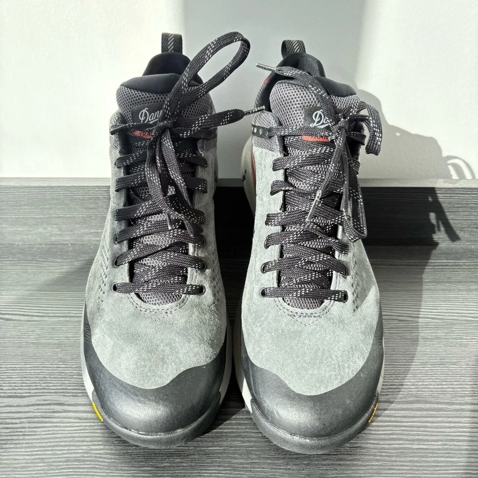 Danner Trail Senderismo Zapatos Botas 2650 3" GTX - Talla Hombres 9.5 - Gris Oscuro/Rojo Foto 3 de 4
