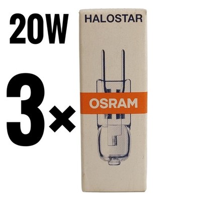 3x Osram Halostar 20W 64425 AX Halogenlampe G4 12V Stiftsockellampe NEU & OVP 