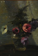 Natura morta floreale, 1925 | Dipinto di Johanna Dann