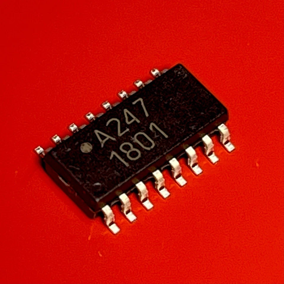 [1x] ACPL-247 Broadcom Multi-Channel Phototransistor Optocoupler SMD SOIC-16