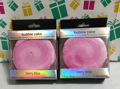 Bubble Cake Bath Bombs. Berry Bliss. For a Frothy bath. You get two!