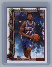 2025-26 Topps Holiday - VJ Edgecombe #H163 (RC) 76ERS SR081
