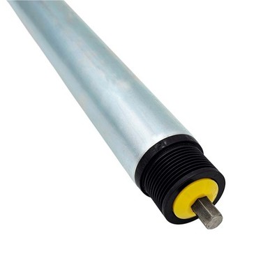 Interroll Tragrolle Serie 1700 Ø50×1,5 mm Stahl verzinkt EL 550 mm Poly-V SK