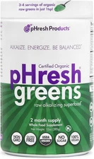 pHresh - Organic Raw Alkalizing Superfood Greens Powder 10oz