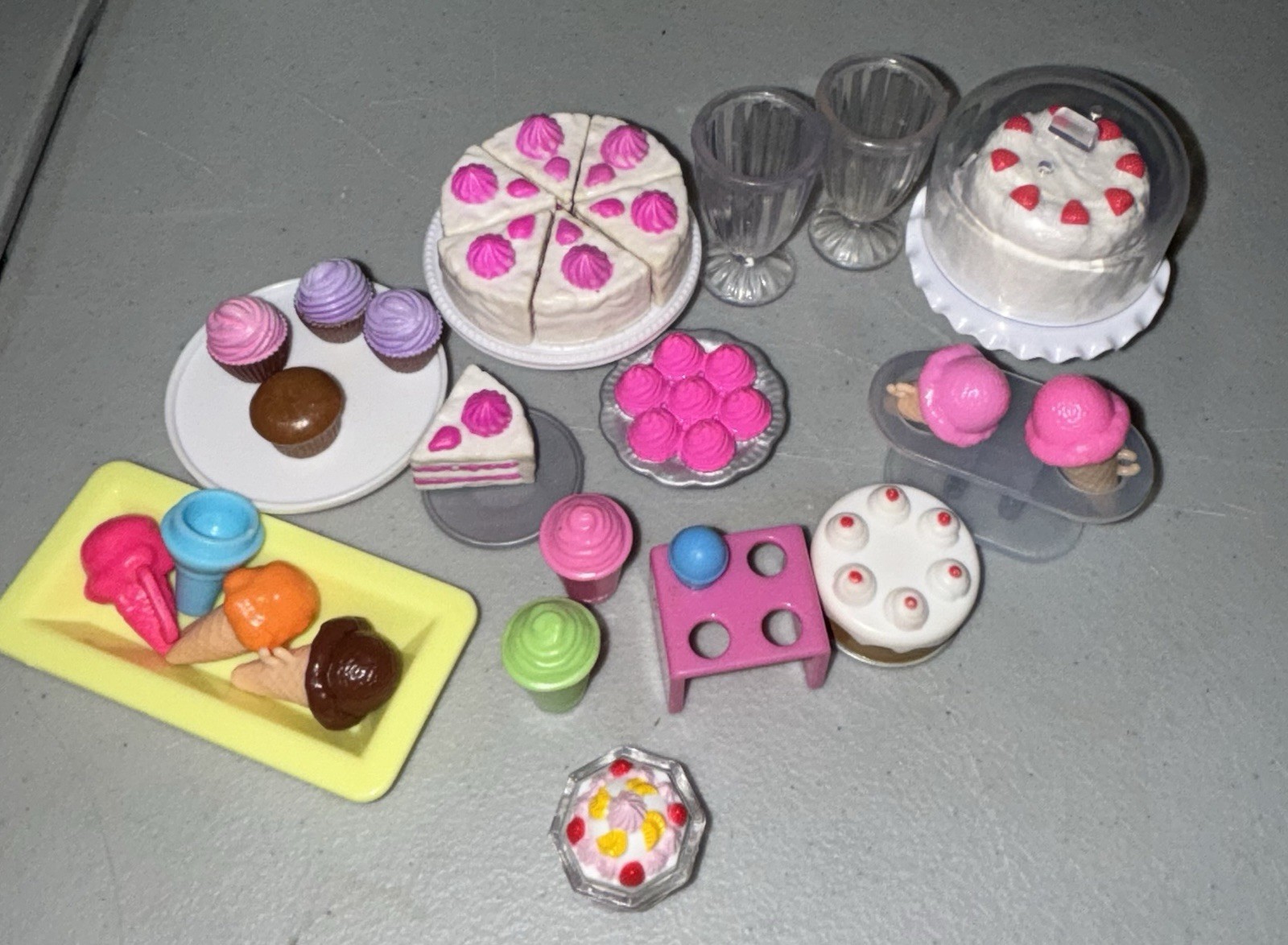 Barbie Baking Food Kitchen Accessories Toy Lot Bundle