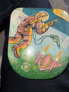 A Vintage Sharps 1950's Toffee Tin by Edward Sharp of Maidstone UK. Super Tin.