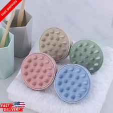 Silicone Shampoo Brush Head Scalp Massage Comb Clean The Scalp Thoroughly Body