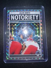 2025 Panini Mosaic - Notoriety Jalen Hurts #1 Mosaic Prizm