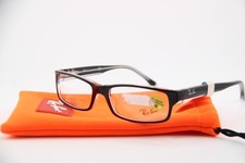 NEW RAY-BAN RB 5114 2034 BLACK CLEAR AUTHENTIC EYEGLASSES 52-16