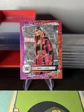 2025 Topps Chrome WWE Becky Lynch Pink Shimmer Refractor Card Hobby Exclusive