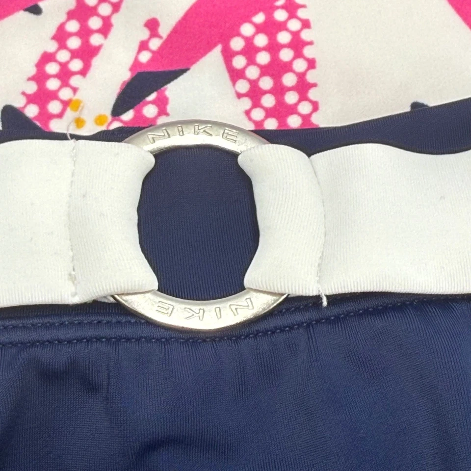 Nike Natación Tankini Falda Traje de Baño Estampado Tropical Entrecruzado Espalda Talla 10 Niñas Foto 3 de 4