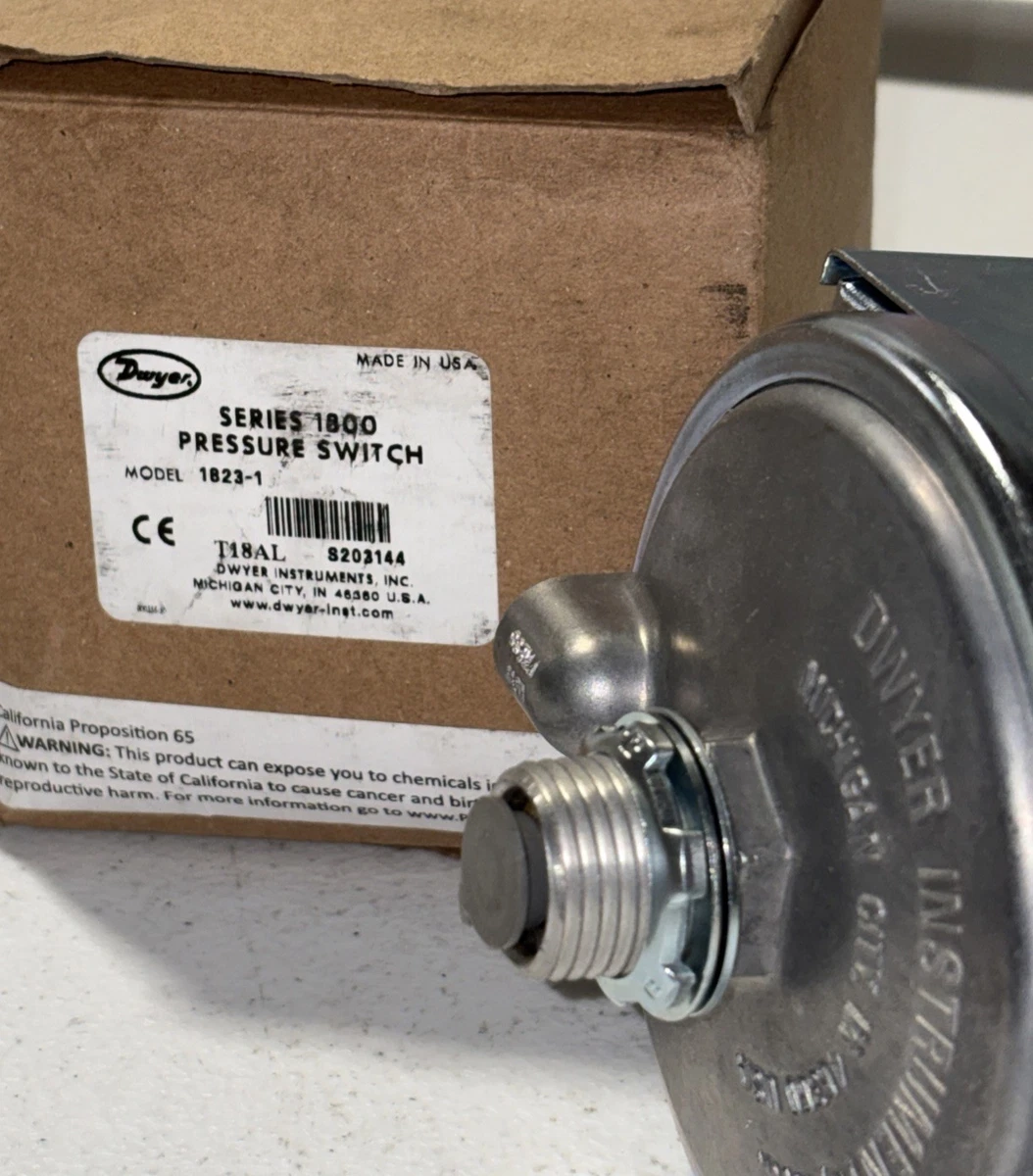 Dwyer Series 1800 Pressure Switch Model 1823-1 photo 3