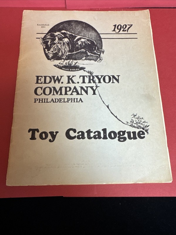 1927 Edw K Tryon Toy Catalogue Reprint Buddy L Cast Iron Toy Reference Book (QQ)