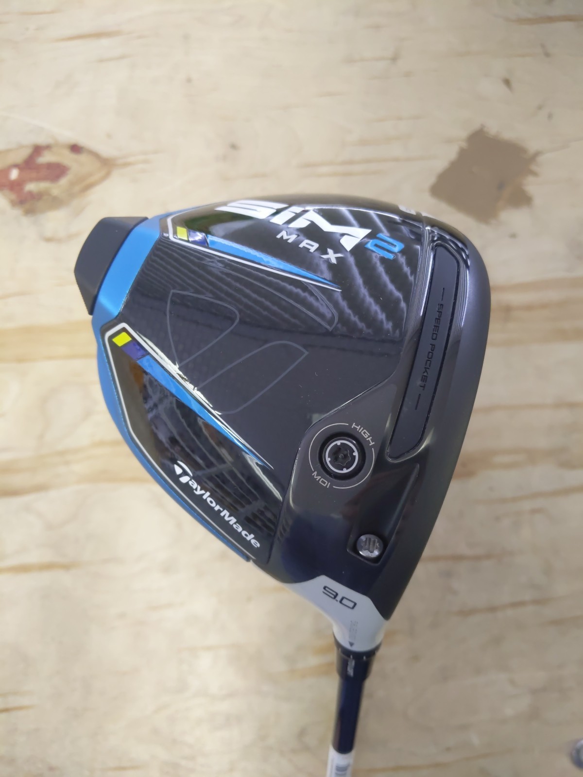 TaylorMade SIM 2 Max Driver 9 Degree Ventus Blue Stiff Flex Right Handed