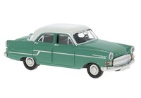 Brekina 20886 Opel KapitäN, GrüN/Weiß, Bj.1956, 1:87, Neu - Modellauto