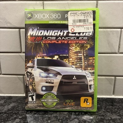 Midnight Club: Los Angeles Complete Edition (Microsoft Xbox 360) Complete ~ VG
