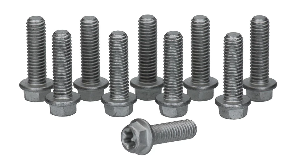 Bolt Bundschraube Sechskant mit Flansch M6x20 SW8 10er Pack - Bild 1 von 1