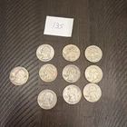 Set 10 Silver Quarters 90% Silver  1942-1964 lot  #135