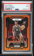 2023-24 Panini Prizm Orange Prizm 49/49 Sidy Cissoko #173 PSA 9 MINT dq2
