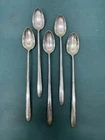 Set of 5 Antique Towle Sterling Silver  Tea Spoons "Madeira"  8.5"  5.4 ozs