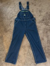 Liberty Overalls Men 36x30 Blue Denim Carpenter Pockets