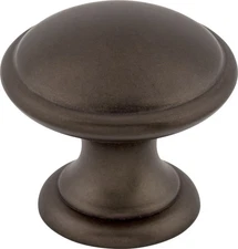 Top Knobs M1224 Rounded Knob 1 1/4" Oil Rubbed Bronze