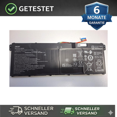 Acer Aspire 1 A115-32-C3AK Batterie 41Wh Akku AP19B5K YU10136-20001