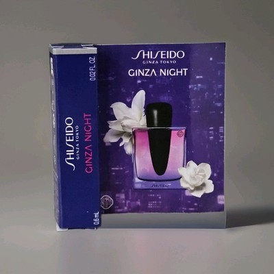 10x Shiseido Ginza Night Eau De Parfum Intense Spray 10x 0,6 ml 