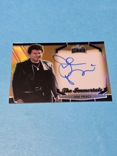 2026 Leaf Pop Century /2024 Metal Joe Pesci The Immortals 98/100 Auto On Card